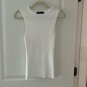 Ribbed Sleeveless Top